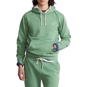 Polo Ralph Lauren Green Sweatsuit Set Fleece Hoodie Size L+ Joggers Size XL